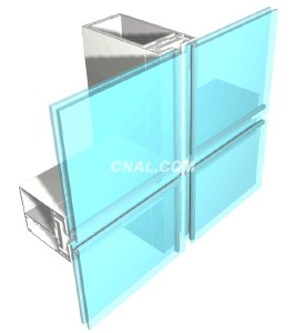 m100、120、140、150系列明框、隱框幕墻