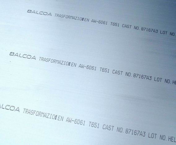 ALCOA �X�� 6061 T651